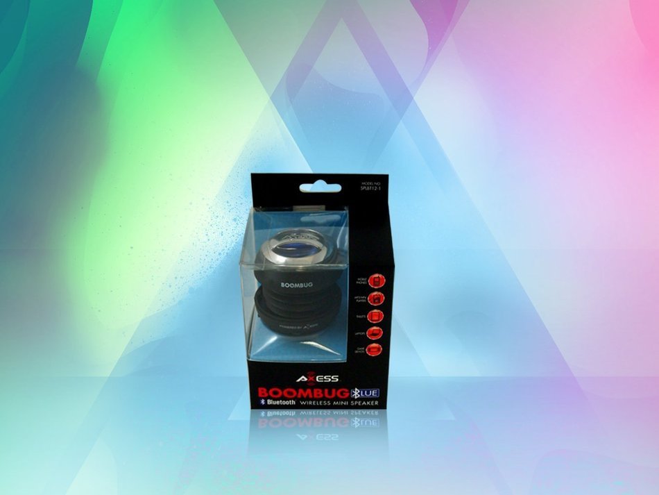 Charm 14 BoomBug Portable Mini Premium Speaker - Retail Packaging - Black N3