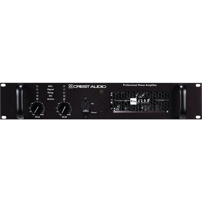 CREST PRO8200 825-WATT PC 8 Ohm Dj Amp