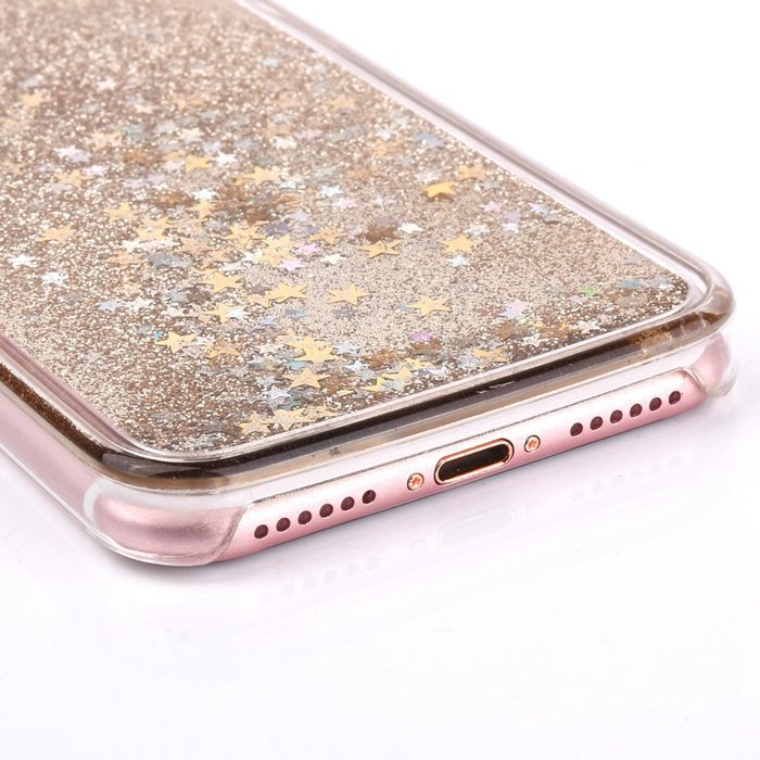 iPhone 7 Plus Case, PHEZEN Christmas Tree Santa Claus Design Cool Quicksand Moving Stars Bling Glitter Floating... N15