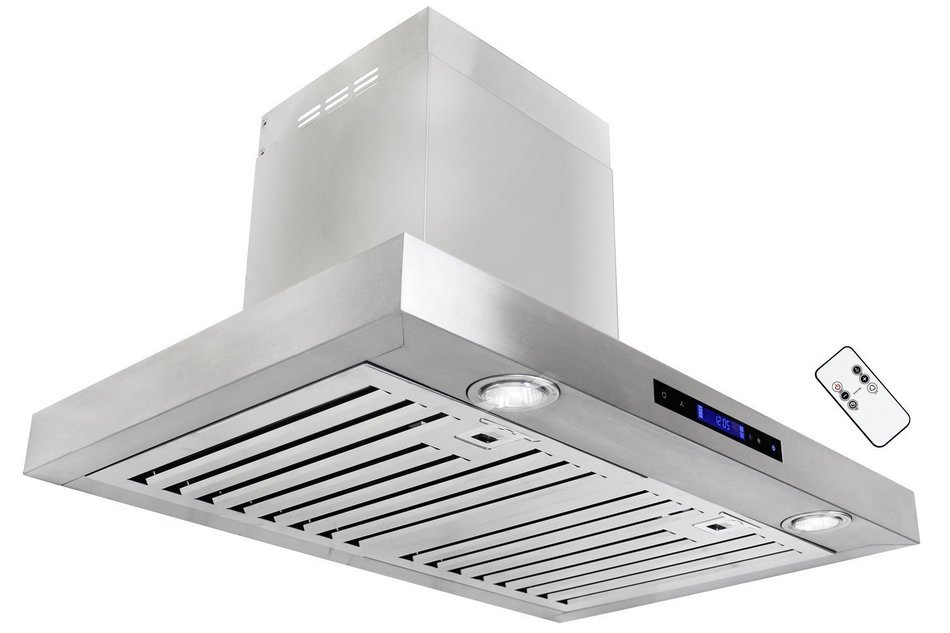 GOLDEN VANTAGE 30" Wall Mount Stainless Steel Range Hood With Gas Sensor & Remote GV-Z01-30 N5