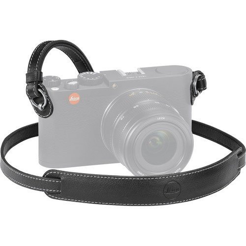 Leica M & X Carrying Strap, Black Leather