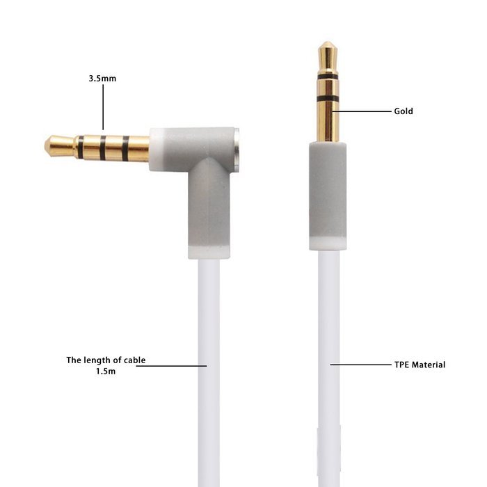 Elemart Audio audio4242 Cable for Beats with Inline Remote/Microphone N4