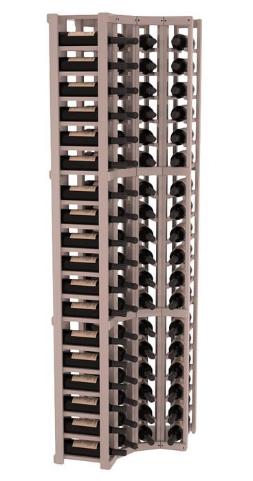 Wine Racks America Redwood 4 Column Wine Cellar Corner Kit. 13 Stains to Choose From! N11