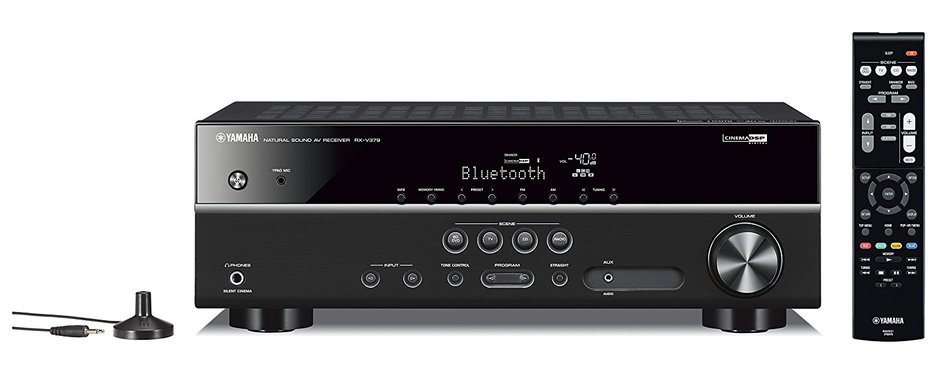 Yamaha RX-V379BL 5.1-Channel A/V Receiver with Bluetooth N3