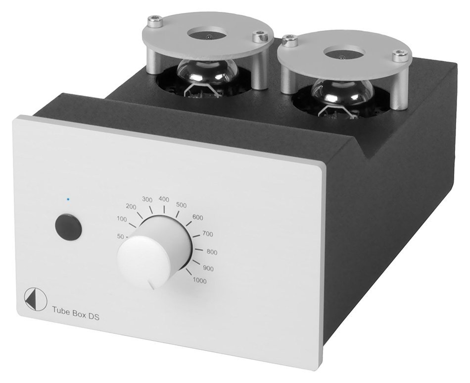 Pro-Ject Tube Box DS Audiophile Tube Phonograph Preamplifier, Silver