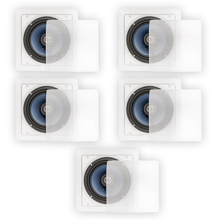 Blue Octave LS62 In Wall In Ceiling 6.5" Speakers Home 1400 Watts New 5 Speaker Set LS62-5S