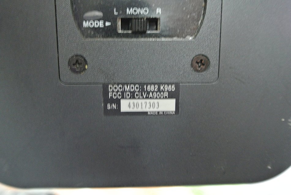 Olympus CLV A900R/k965 900mhz Indoor/Outdoor Wireless Speaker N3