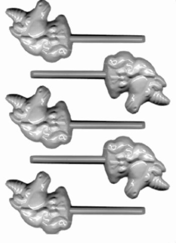 Unicorn Head Sucker Hard Candy Mold [Kitchen] [Kitchen]