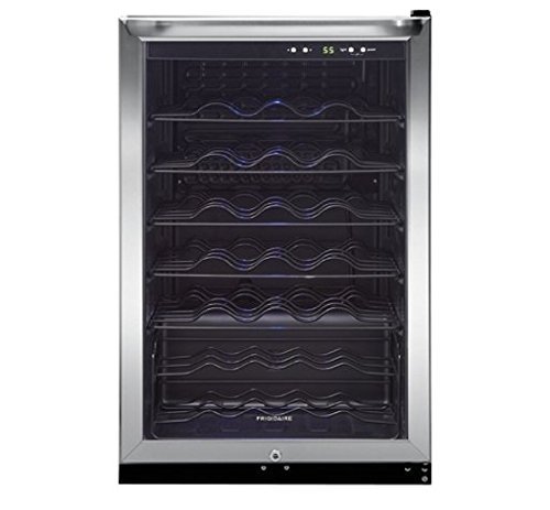Frigidaire FFWC4222QS 42 Bottle Wine Cooler with Reversible Door, in Black. N3