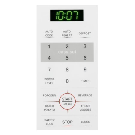 Frigidaire 0.7 Cu Ft 700W Countertop Microwave Oven,Model:FFCM0724LW / color:White N3