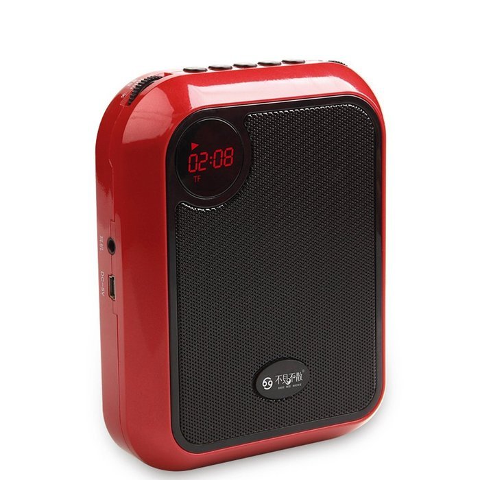 Chunnuan T200 Ultralight Portable Voice Amplifier Waist Support MP3 Format Audio With Headset Microphone for Tour... N2