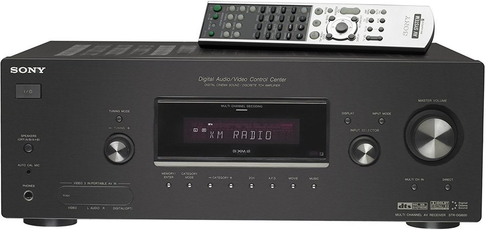 Sony STR-DG600 7.1 Channel Home Theater Receiver with XM Connect-and-Play (Discontinued by Manufacturer) N2