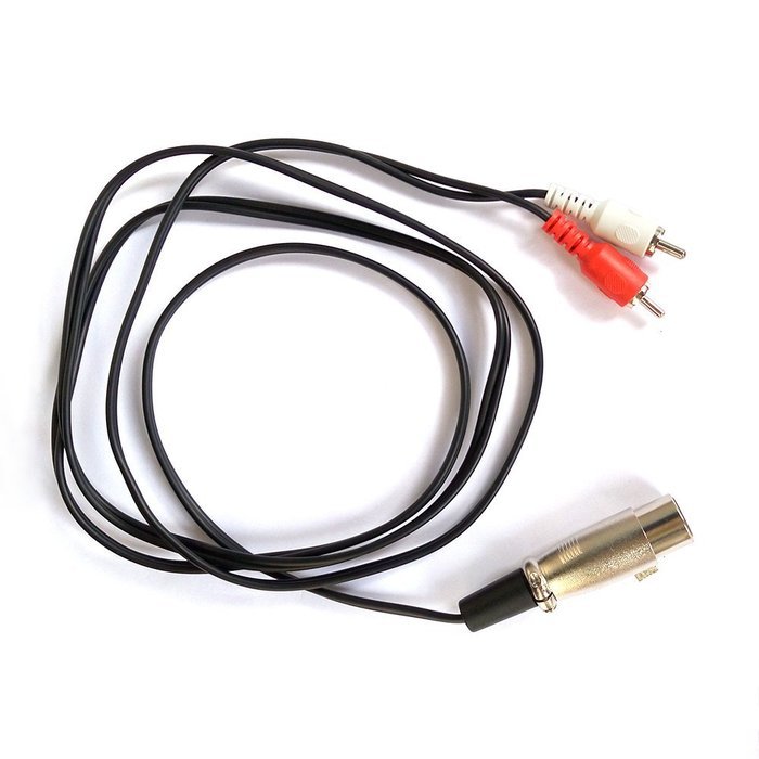 Yeworth&reg; 5ft/1.5m XLR Y Splitter Patch Cable, 1 XLR Female to 2 RCA Male Stereo Plug Adapter Cable N6