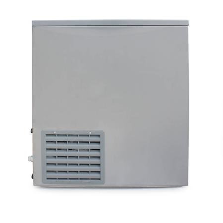 44 Lb Automatic Stainless Steel Ice Maker, Silver N4