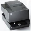NCR 7168 Receipt-Slip Printer (2-Sided, 80mm, RS232/USB, MICR and Knife) - Color: Charcoal 7168-2013-9001