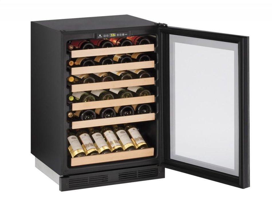 U-Line U1224WCINT00A Built-In Wine Storage, 24", Stainless Steel N4
