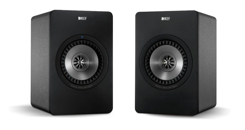 KEF X300A Wireless Digital Hi-Fi Speaker System - Gunmetal Grey (Pair) N5