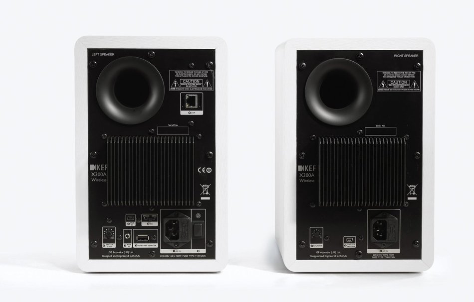 KEF X300A Wireless Digital Hi-Fi Speaker System - Gunmetal Grey (Pair) N6