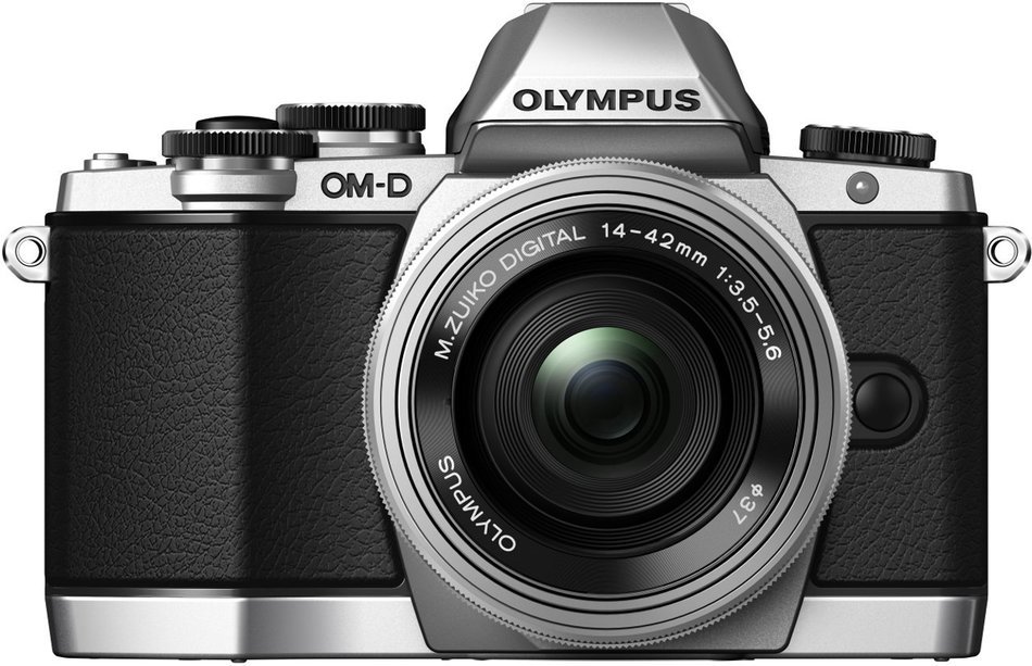 Olympus OM-D E-M10 with M.Zuiko ED 14-42mm 1:3.5-5.6 EZ Lens - Silver - International Version (No Warranty) N9
