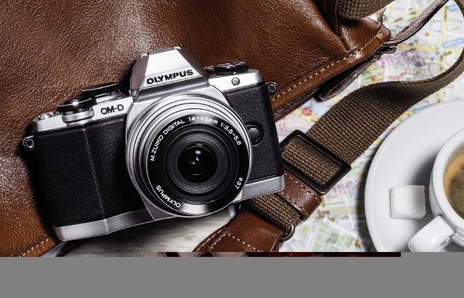 Olympus OM-D E-M10 with M.Zuiko ED 14-42mm 1:3.5-5.6 EZ Lens - Silver - International Version (No Warranty) N10