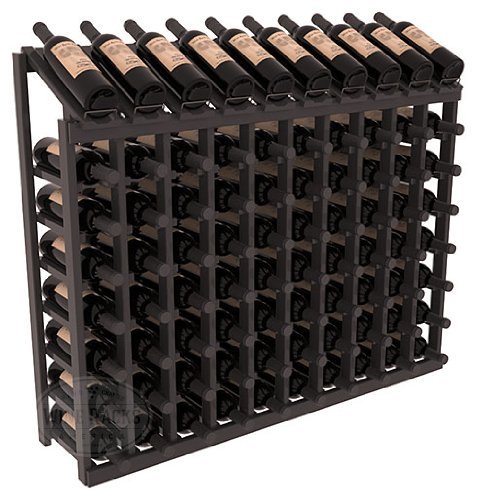 Wine Racks America Ponderosa Pine 10 Column 8 Row Display Top Kit. 13 Stains to Choose From! N8
