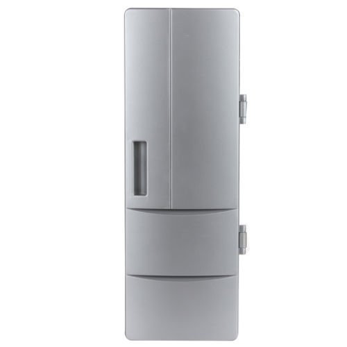 NAMEO Mini USB Fridge, Plug & Play Beverage Drink Cans Cooler Warmer Refrigerator with 2 Switch Modes N6