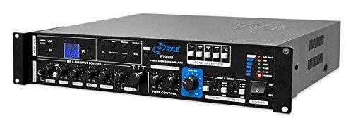 PYLE PT930U Public Address 300W Amplifier with 5 Mic Inputs
