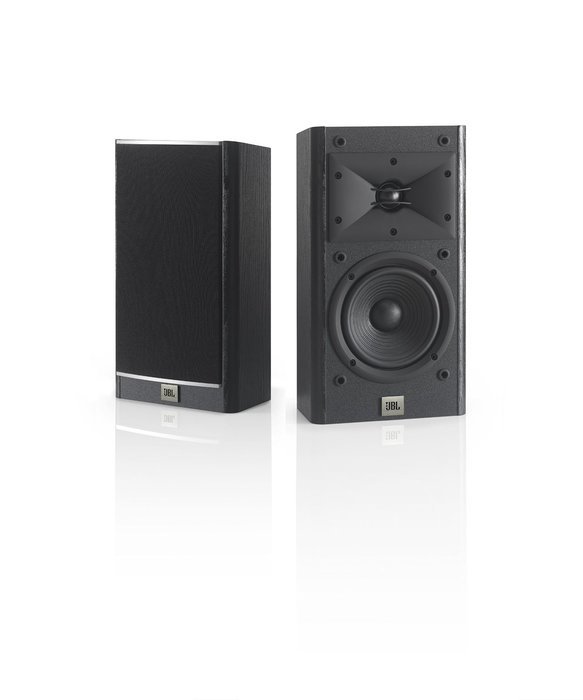 JBL Arena 120 Black 2-Way 5.5-Inch Wall-mountable Bookshelf Loudspeakers (Black) N2