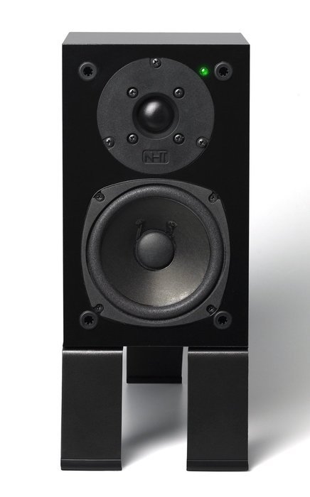 NHT SuperPower 90-Watt Powered Speaker (Gloss Black, Single) (Discontinued by Manufacturer) N7
