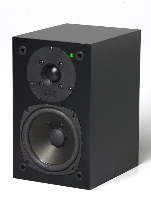 NHT SuperPower 90-Watt Powered Speaker (Gloss Black, Single) (Discontinued by Manufacturer) N8