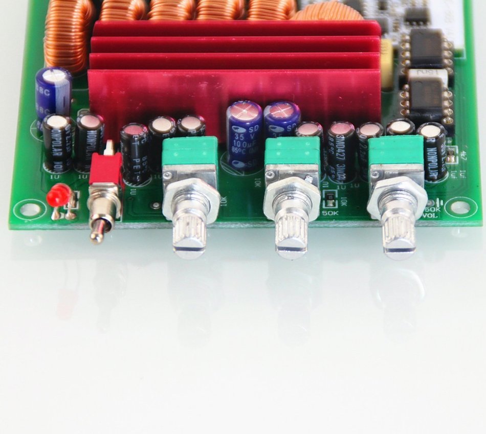 Nobsound&reg; Bluetooth CSR8630 4.0 Receiver Module TPA3116 Digital Amplifier Board Hifi DIY 2.1 Channel High-power... N5