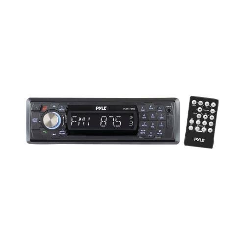Pyle Plmr17btb Single-Din In-Dash Marine Mechless Receiver With Detachable Face & Bluetooth(R)