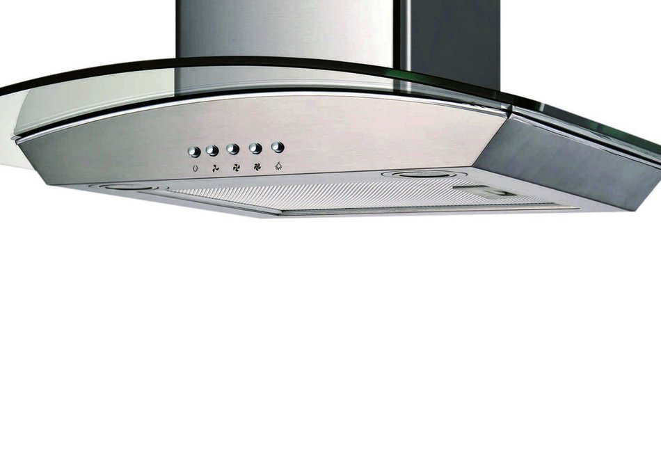 Ancona Glass Canopy 400 CFM Wall Mount Range Hood, 30-Inch N3