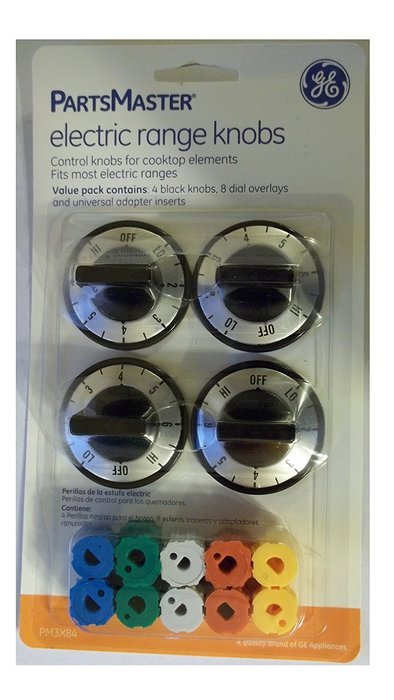 GE Partsmaster Electric Range Knob Set
