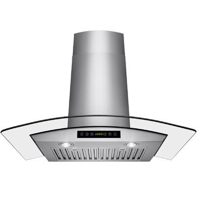 AKDY 36'' 400 CFM Convertible Wall Mount Range Hood N13
