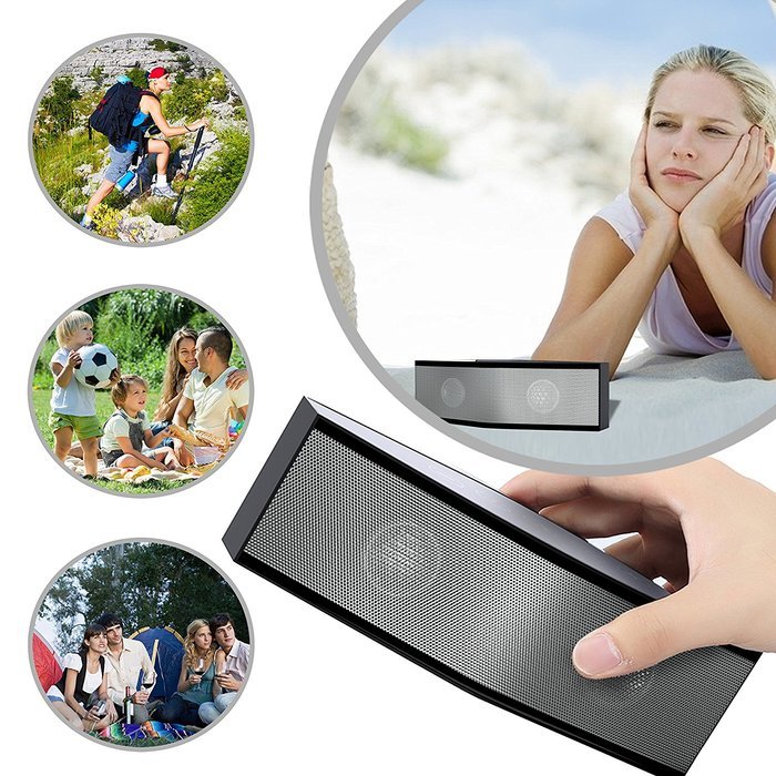 Vomercy Wireless Speakers Bluetooth Speakers Home Theatre Speakers Subwoofer Deep Bass QI Wireless Charging NFC... N3