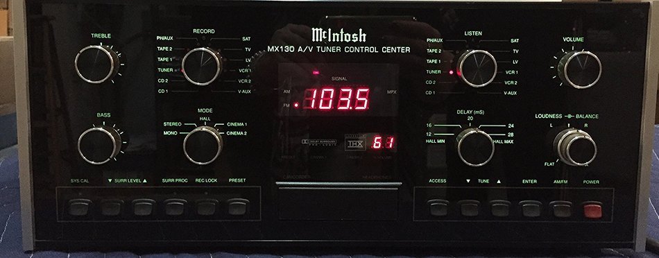 McIntosh MX 130 Audio/Video Control Center N4