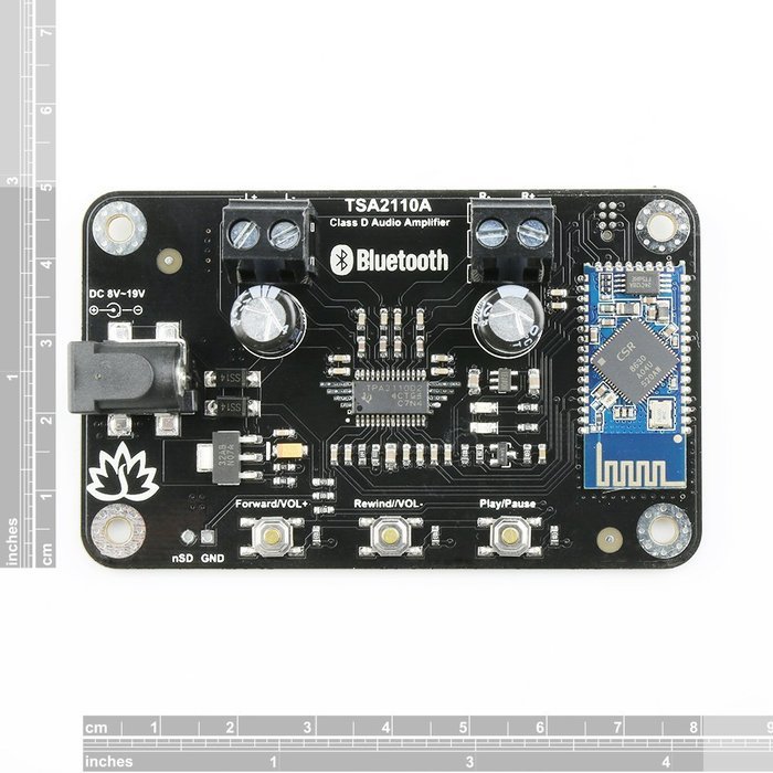 TSA2110A - 2 x 8 Watt Class D Bluetooth 4.0 Audio Amplifier Board N3