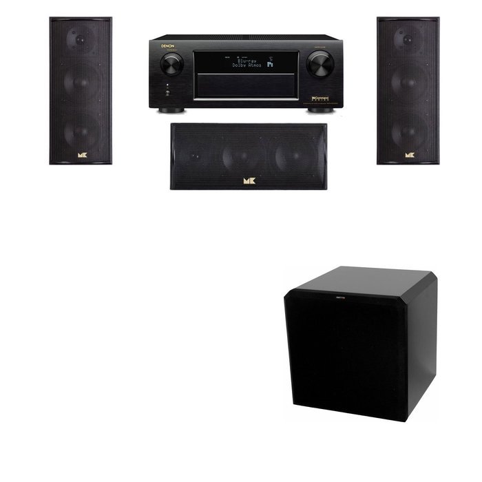 M&K Sound LCR750 Loudspeaker 3.1 HRS12 Denon AVR-X5200W