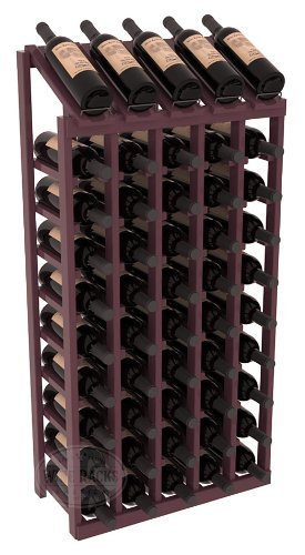 Wine Racks America Ponderosa Pine 5 Column 10 Row Display Top Kit. 13 Stains to Choose From! N14