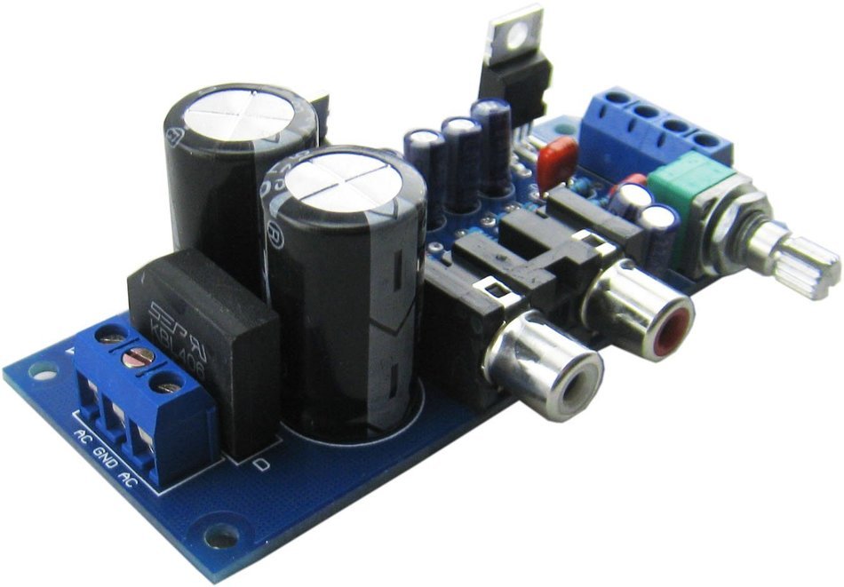 Yeeco 2-channel dual AC 9-12V TDA2030A digital amplifier board OCL18Wx2 Digital audio Stereo power amp N6