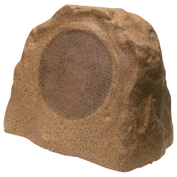 OSD Audio RX805 2-Way Outdoor Rock Speakers, Pair, Sandstone Brown