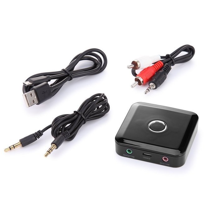 Bluetooth 4.0 Wireless Transmitter / Receiver, WEILIANTE 2-in-1 Wireless Portable Receiver Audio Adapter Kit for... N6