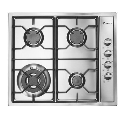 24" Gas Cooktop with 4 Burners and Front Control
