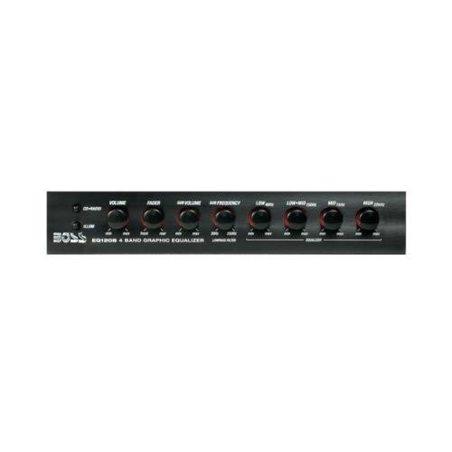 boss - eq1208 - boss eq1208 4 band preamp equalizer with subwoofer output