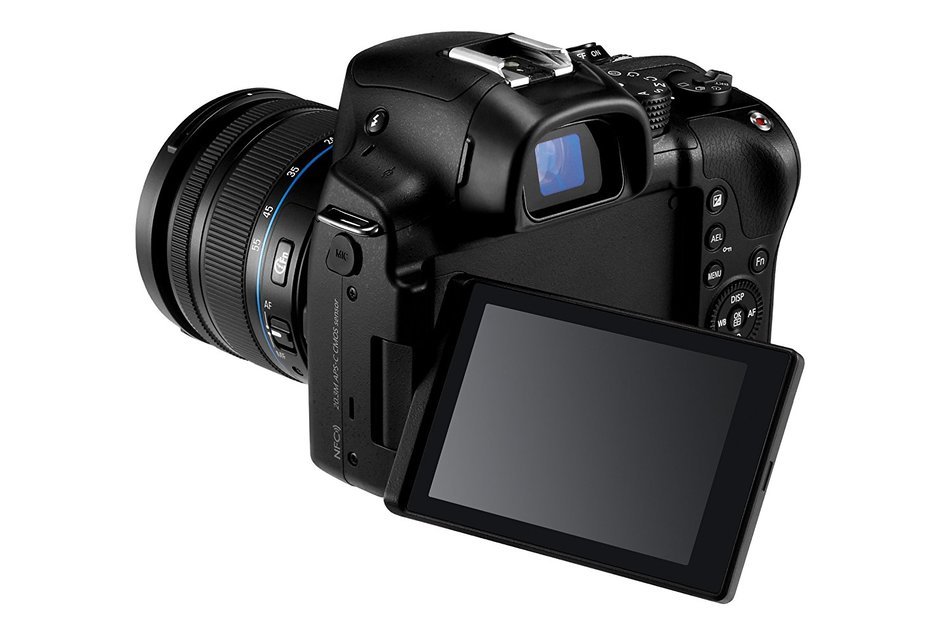 Samsung NX30 20.3MP CMOS Smart WiFi & NFC Mirrorless Digital Camera with 18-55mm Lens and 3" AMOLED Touch Screen... N4
