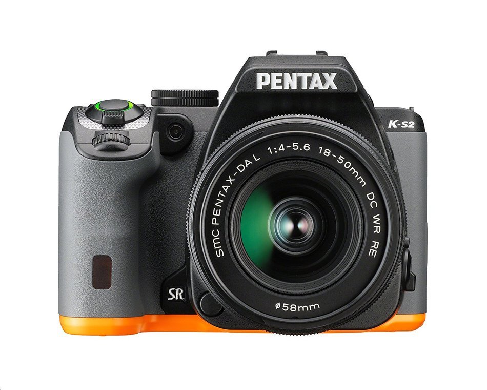 Pentax K-S2 20MP Wi-Fi Enabled Weatherized SLR (Black/Orange)
