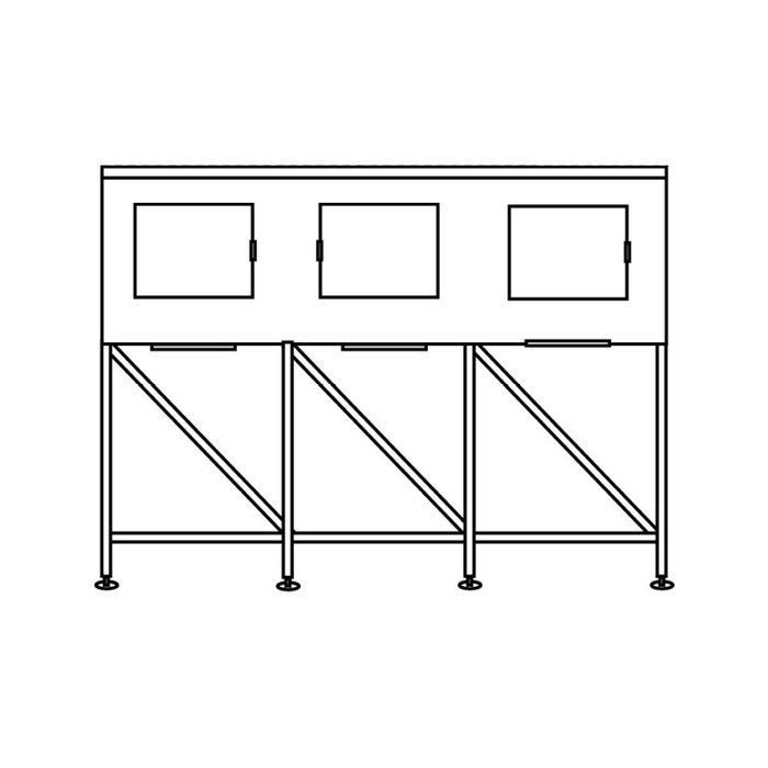 Scotsman ICS-3 Ice Express System 1800 lb ice storage capacity