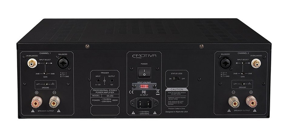 Emotiva Audio SA-250 Studio Reference Power Amplifier