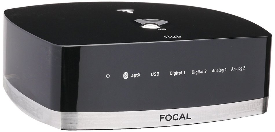 Focal - Easya Wireless Powered 2 1/2 Way Floorstanding Speakers - White (Pair)